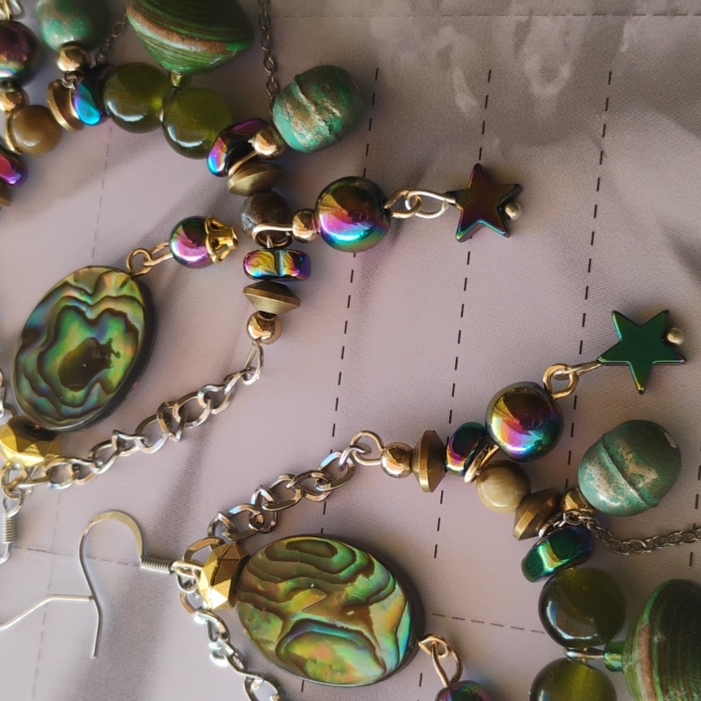 Boho Cosmic Style Stellar Statement Earrings With… - image 7